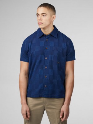 Kosele Ben Sherman B by Ben Sherman Indigo Check Námornícka Modrá | FCEMI8631