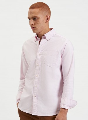 Kosele Ben Sherman Brighton Oxford Organic Ruzove | HKCQY2973