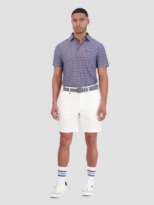 Polokosele Ben Sherman Bauhaus Geo Tech Jersey Sports Fit Nachový | QAGCL5362