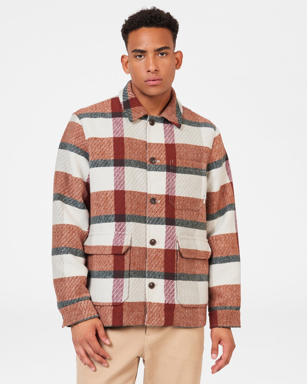 Bundy Ben Sherman Plaid Oranžové | UBVHI4160