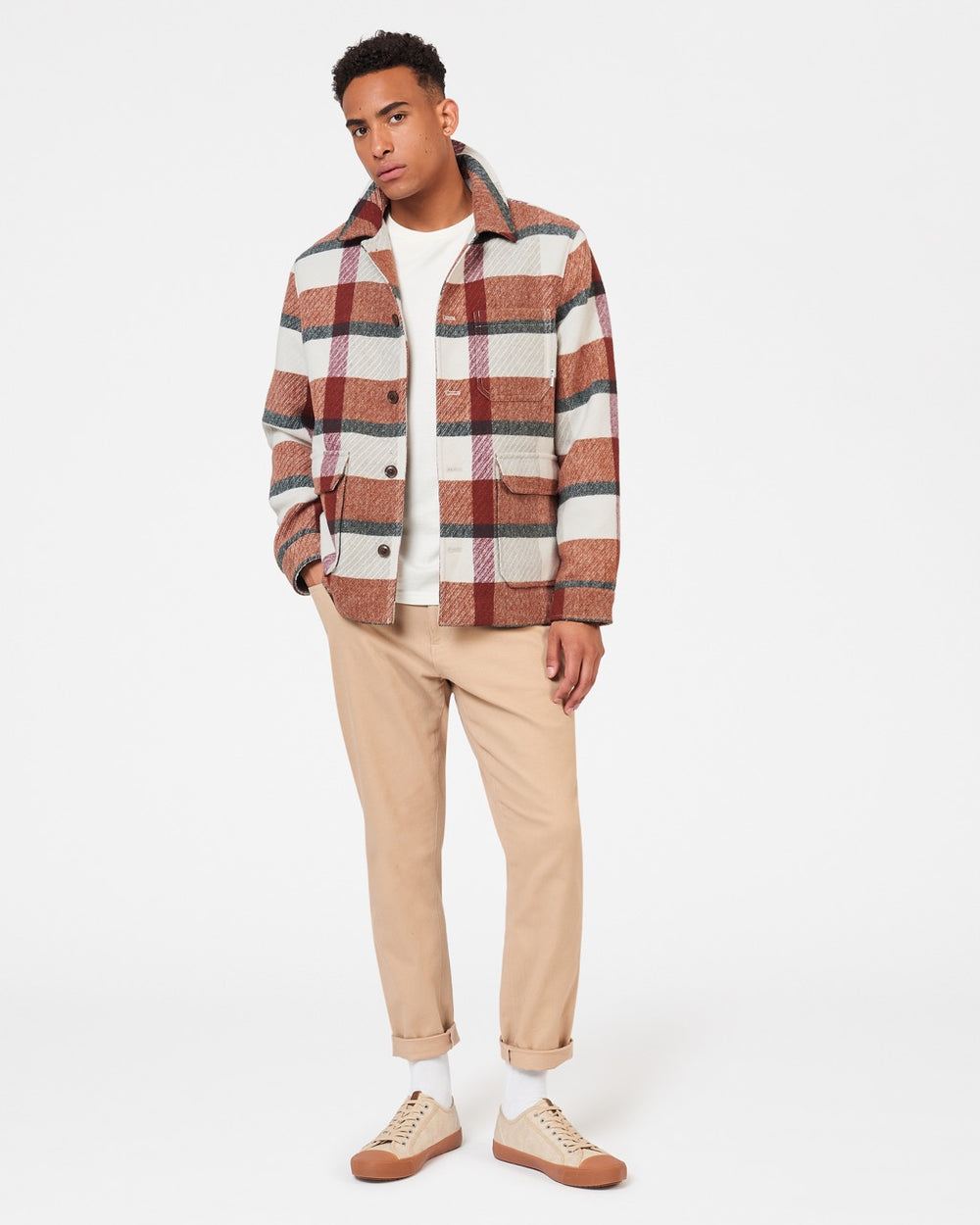 Bundy Ben Sherman Plaid Oranžové | UBVHI4160