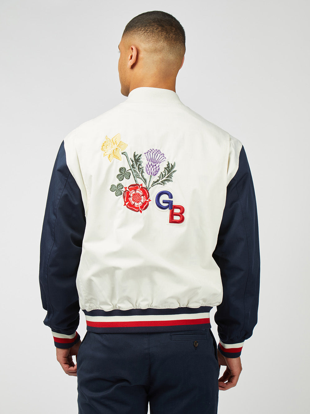 Bundy Ben Sherman Team GB Commercial Bomber Biele | FGKVL6109