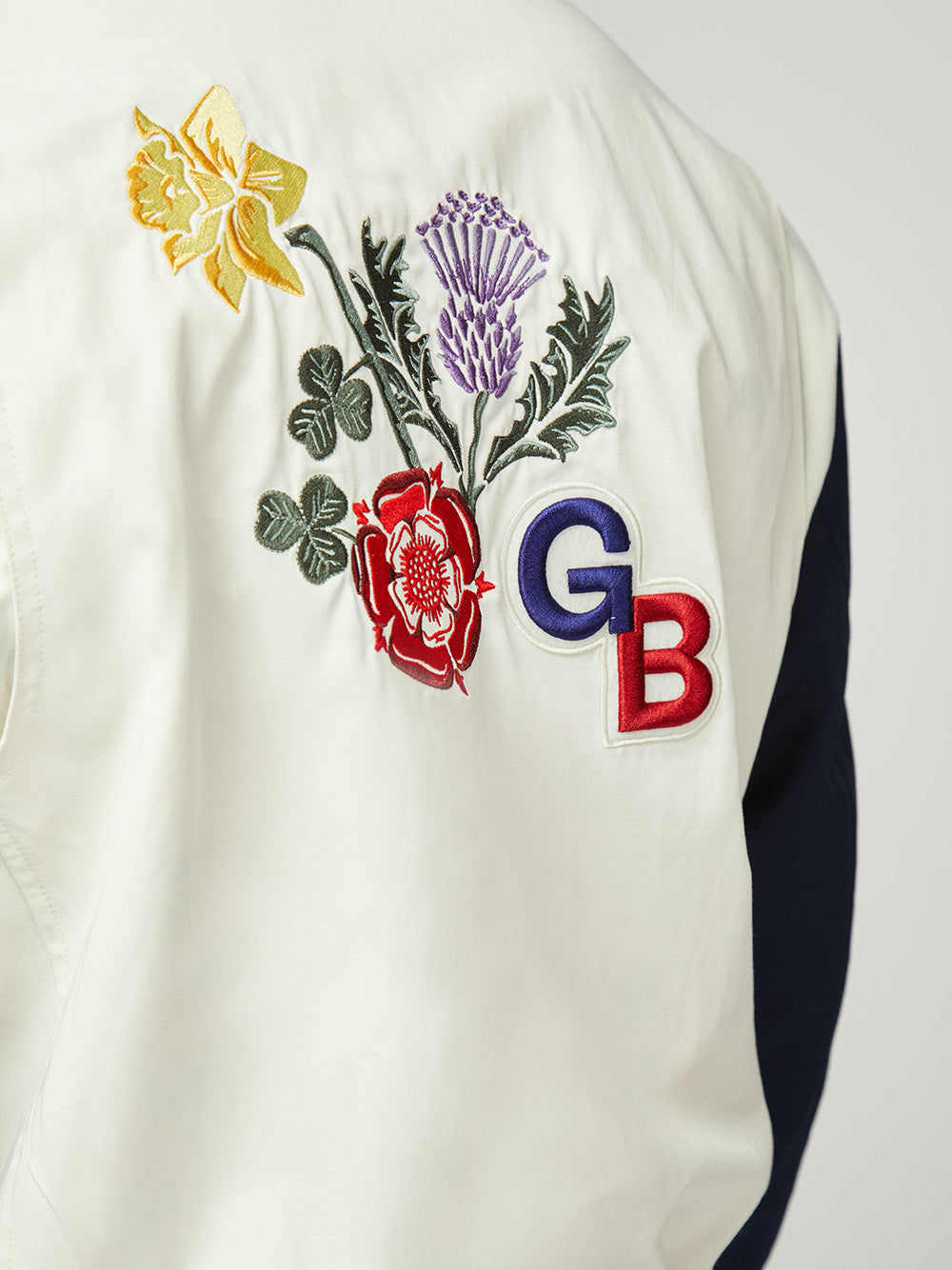 Bundy Ben Sherman Team GB Commercial Bomber Biele | FGKVL6109