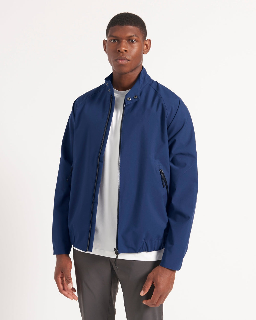 Bundy Ben Sherman Waterproof Harrington Modre | WXYFT0968