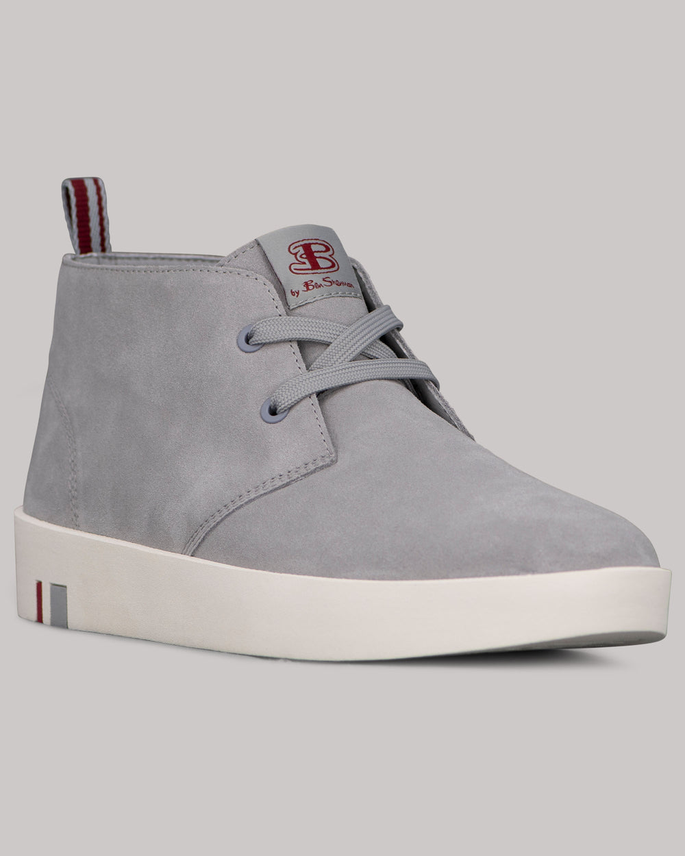 Cizmy Ben Sherman Thames Chukka Biele Červené | AORJY5806