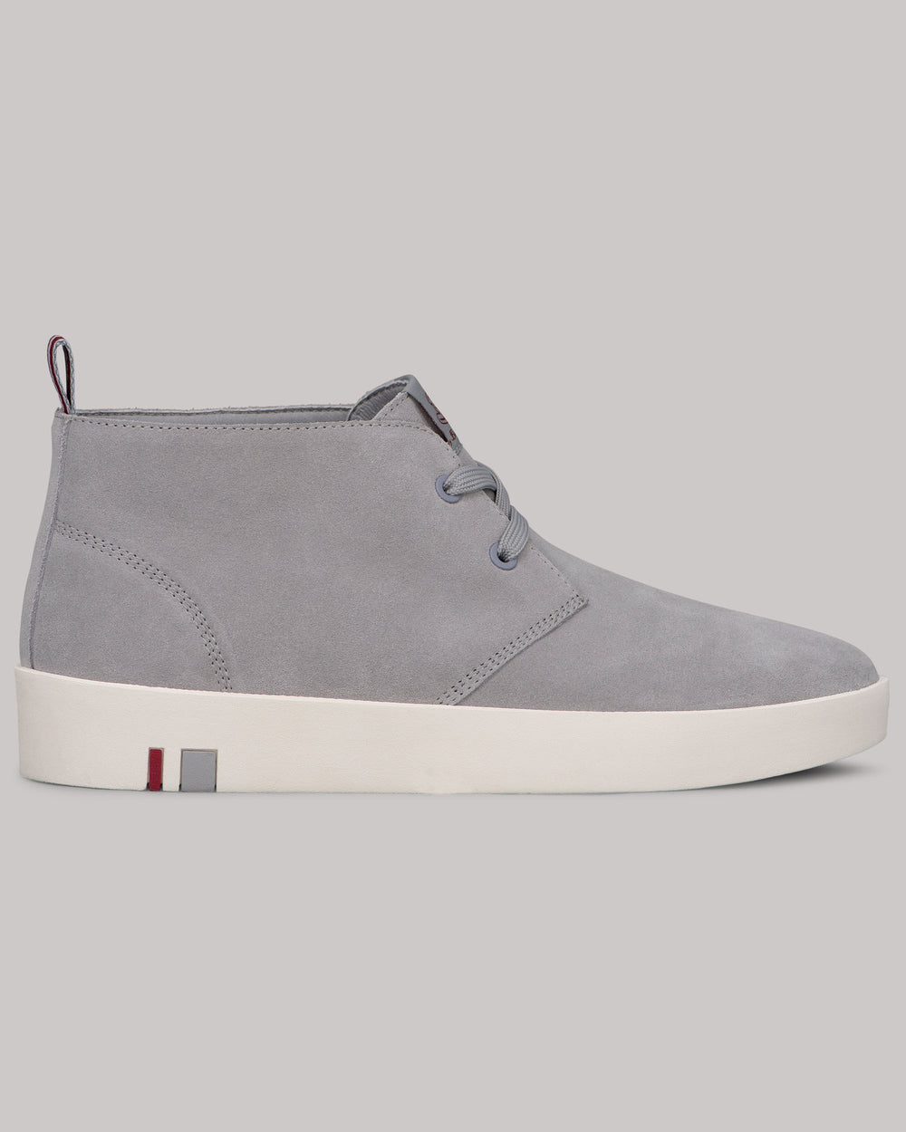 Cizmy Ben Sherman Thames Chukka Biele Červené | AORJY5806