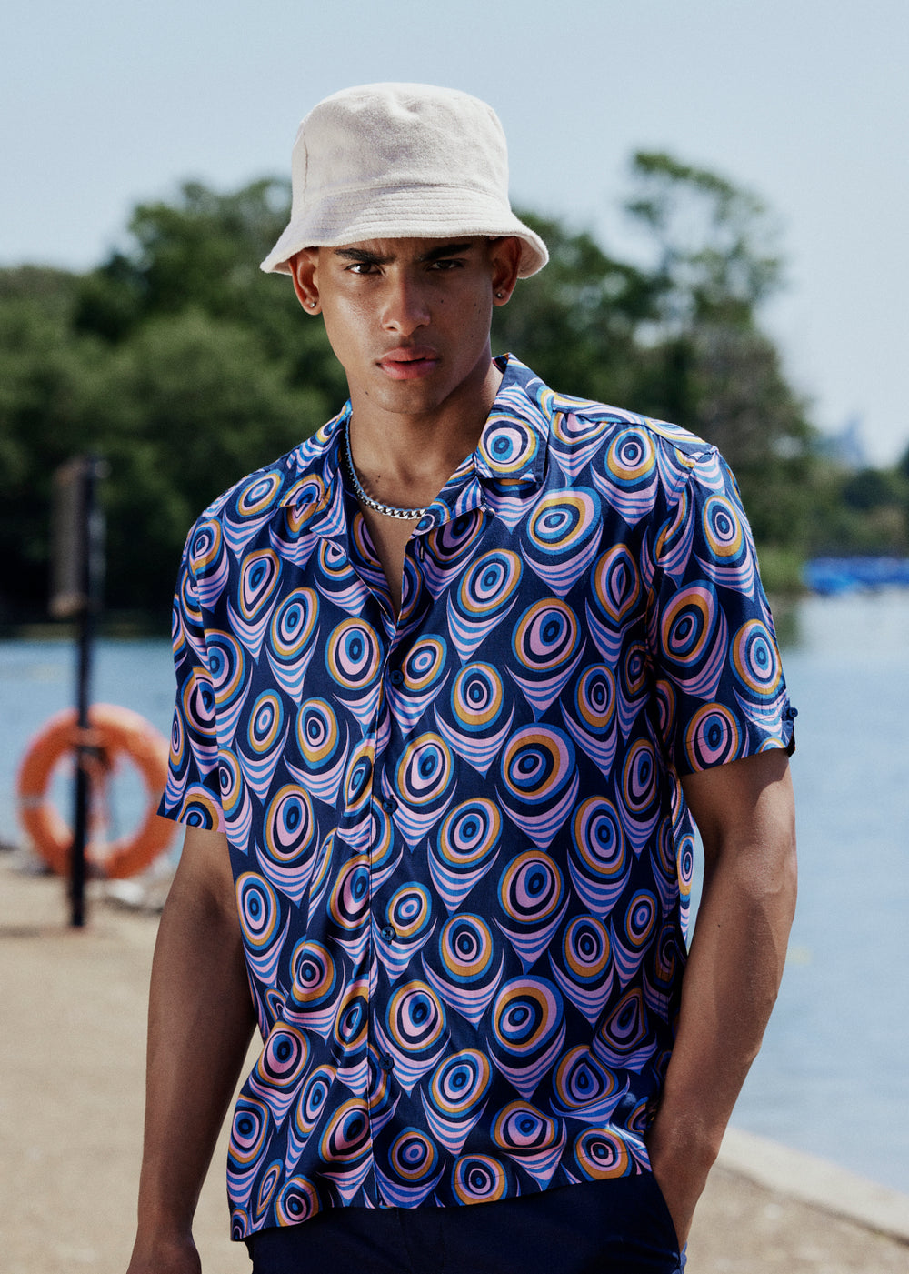 Kosele Ben Sherman B by Ben Sherman Psychedelic Print Nachový | XEURN1486