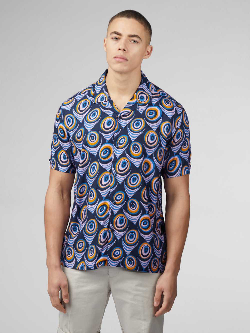 Kosele Ben Sherman B by Ben Sherman Psychedelic Print Nachový | XEURN1486