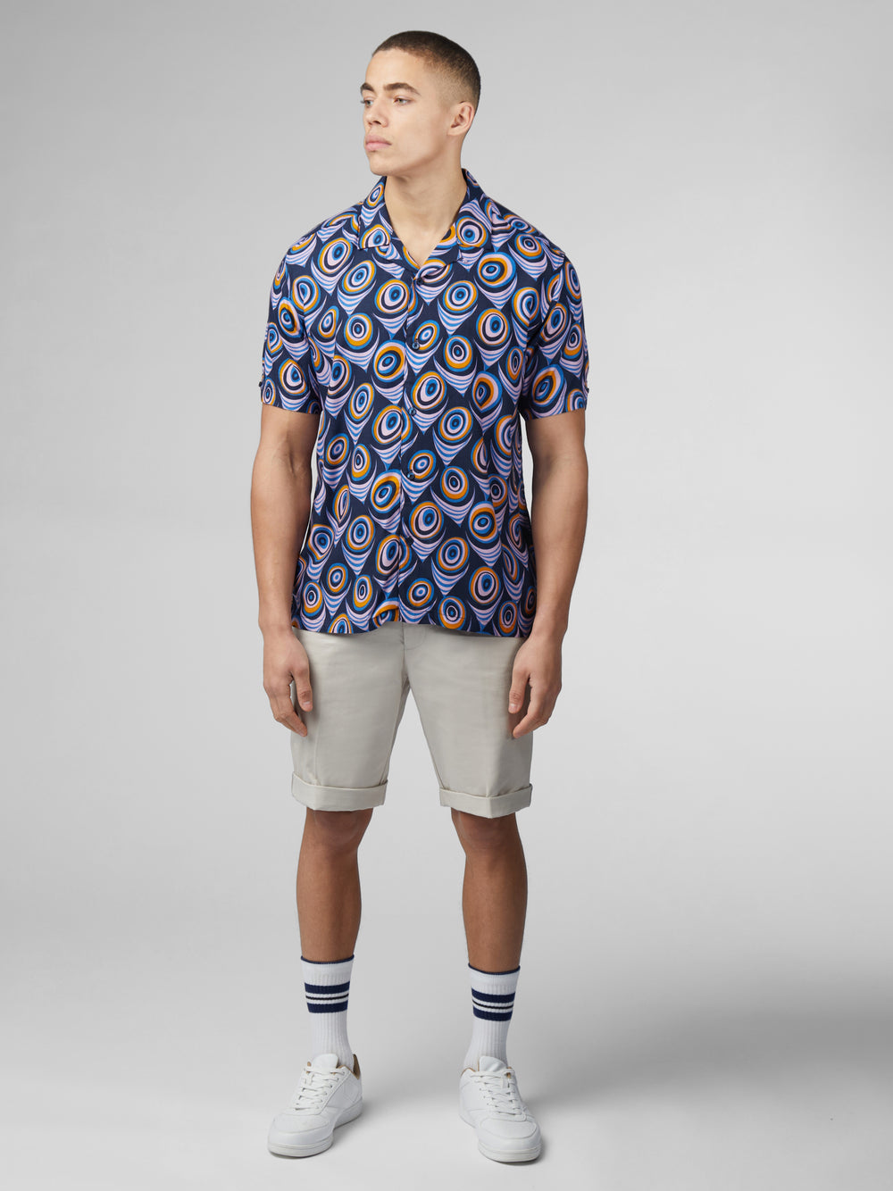 Kosele Ben Sherman B by Ben Sherman Psychedelic Print Nachový | XEURN1486