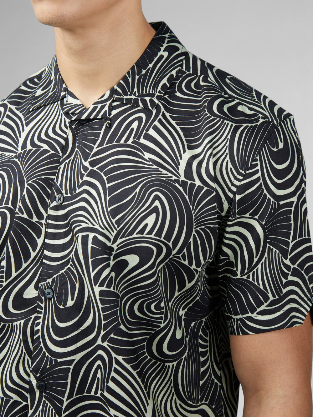 Kosele Ben Sherman B by Ben Sherman Psychedelic Swirl Print Mätové | NQMIS3760