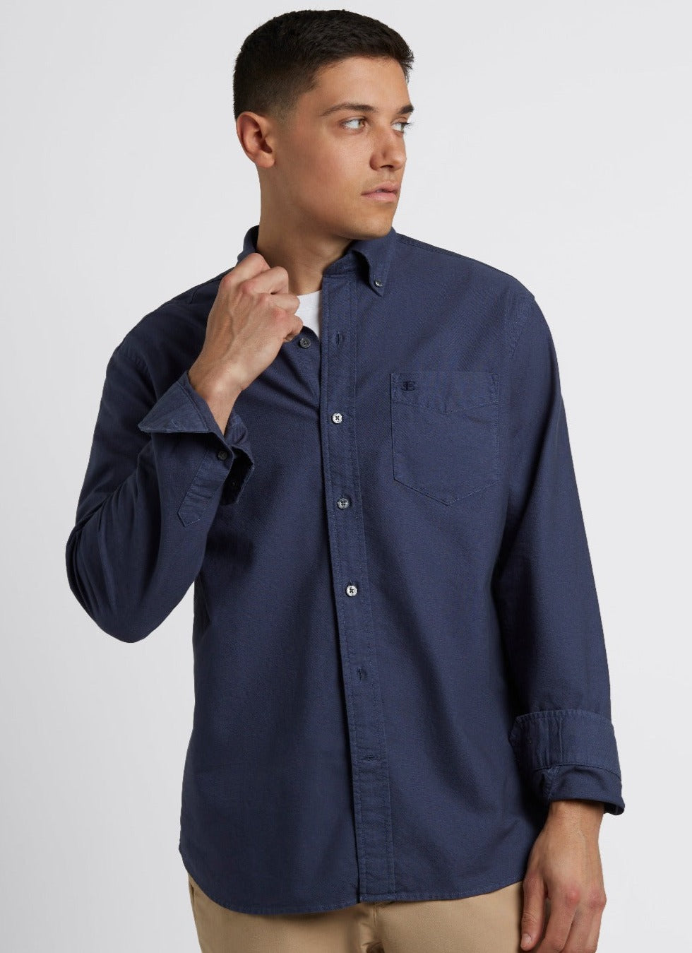 Kosele Ben Sherman Beatnik Oxford Garment Dye Indigo | FIGPC5492