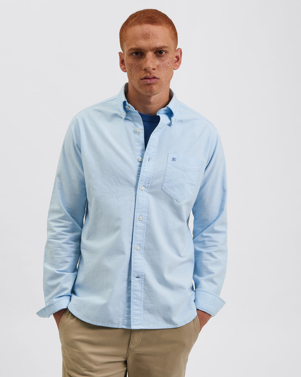 Kosele Ben Sherman Brighton Oxford Organic Modre | KBVCX2378