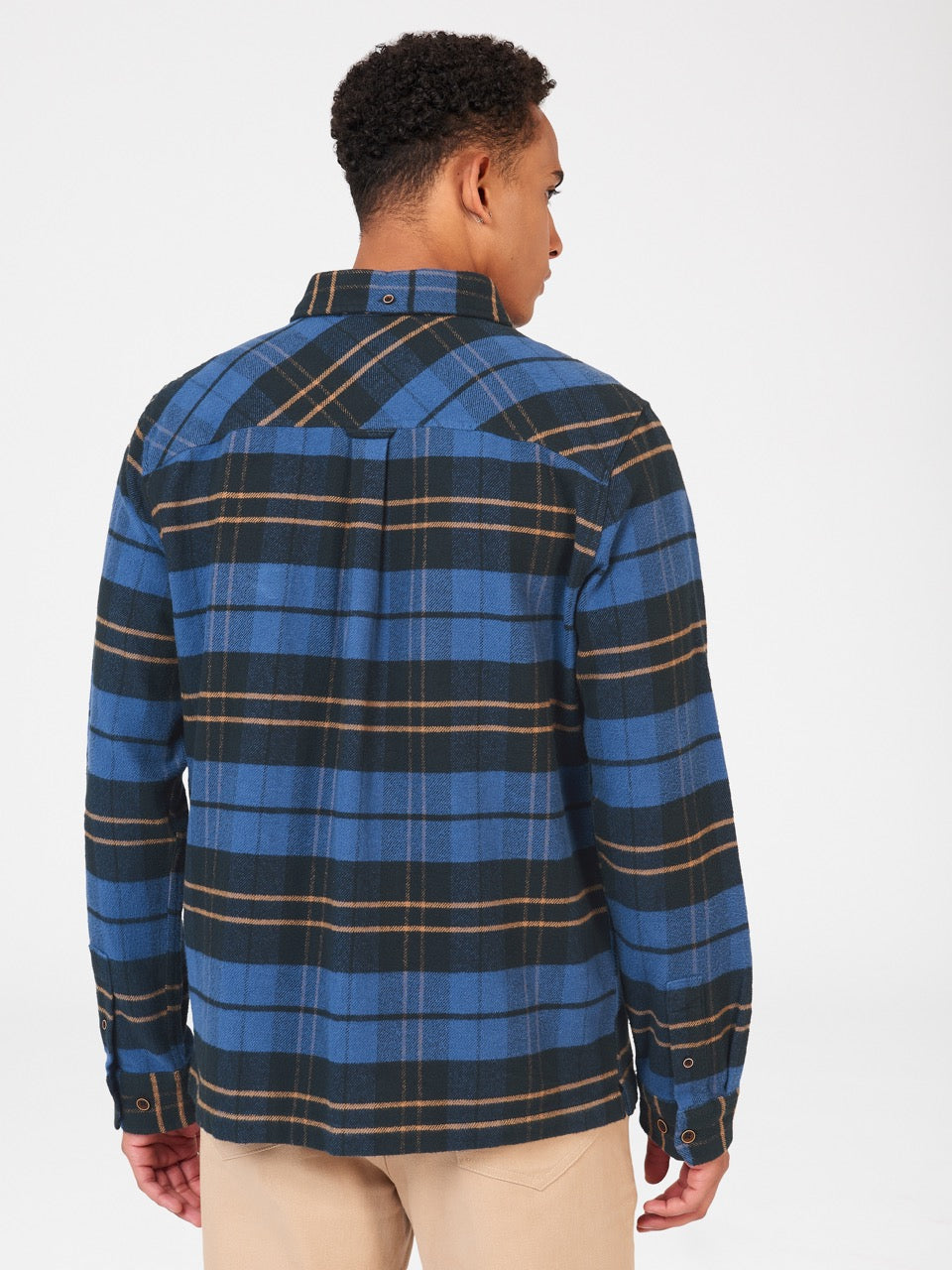 Kosele Ben Sherman Brushed Ivy Check Modre | TUMQL0419