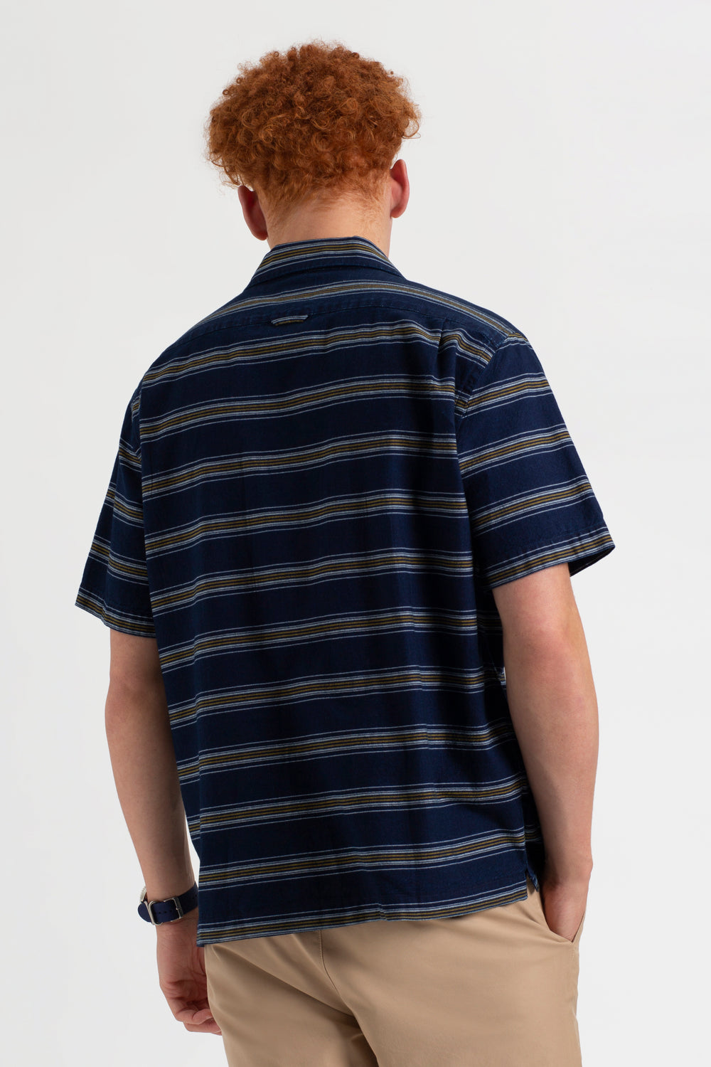 Kosele Ben Sherman Dalston Blues Lightweight Stripe Indigo | KZAPM4160