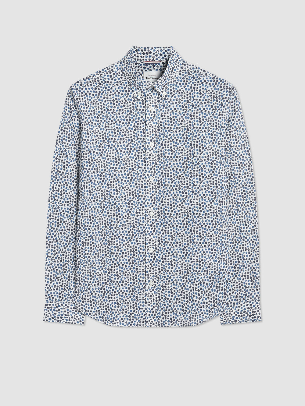 Kosele Ben Sherman Ditsy Floral Print Long Sleeve Biele | VOJGL9356