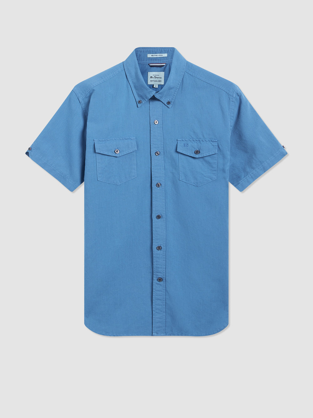 Kosele Ben Sherman Garment Dye Linen Modre | JLQOF4529