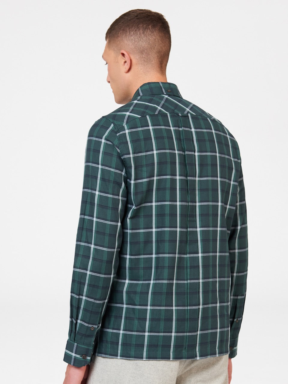 Kosele Ben Sherman Grid Check Zelene | EDCVF0537