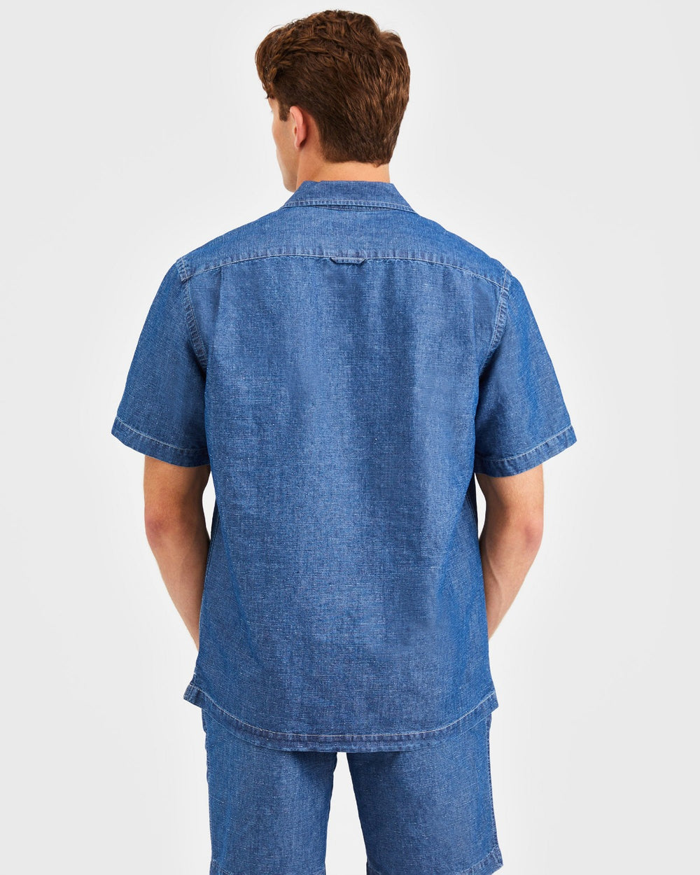 Kosele Ben Sherman Hastings Garment Dye Chambray Indigo | JKFZW9248