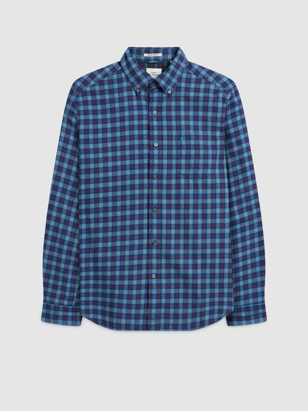 Kosele Ben Sherman House Tartan Twill Námornícka Modrá | NJDXC2893