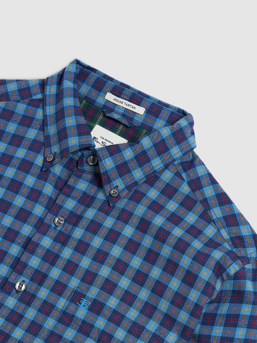 Kosele Ben Sherman House Tartan Twill Námornícka Modrá | NJDXC2893