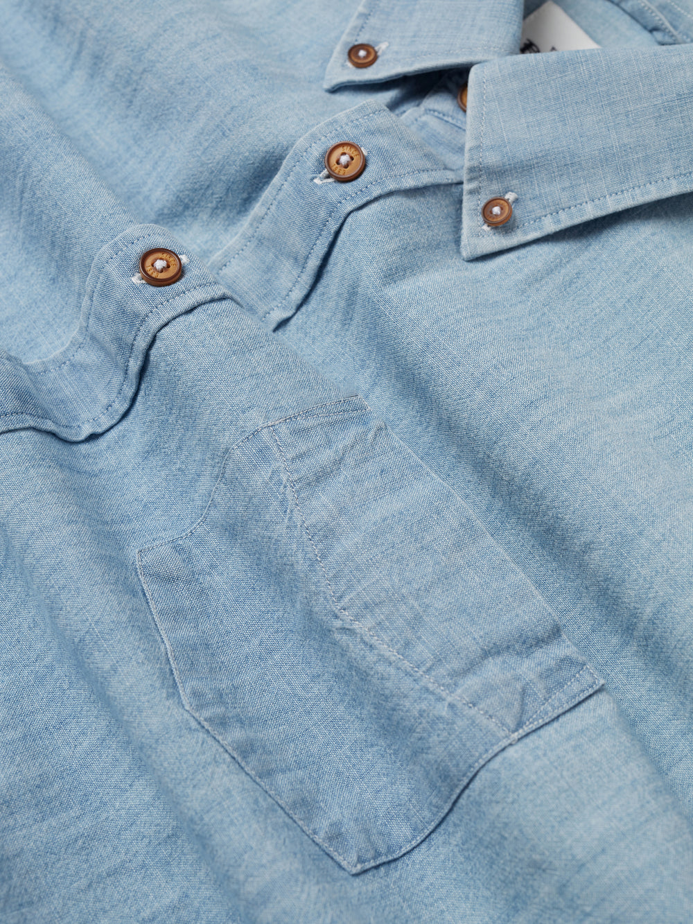 Kosele Ben Sherman Long-Sleeve Chambray Modre Námornícka Modrá | ZHWVC0769