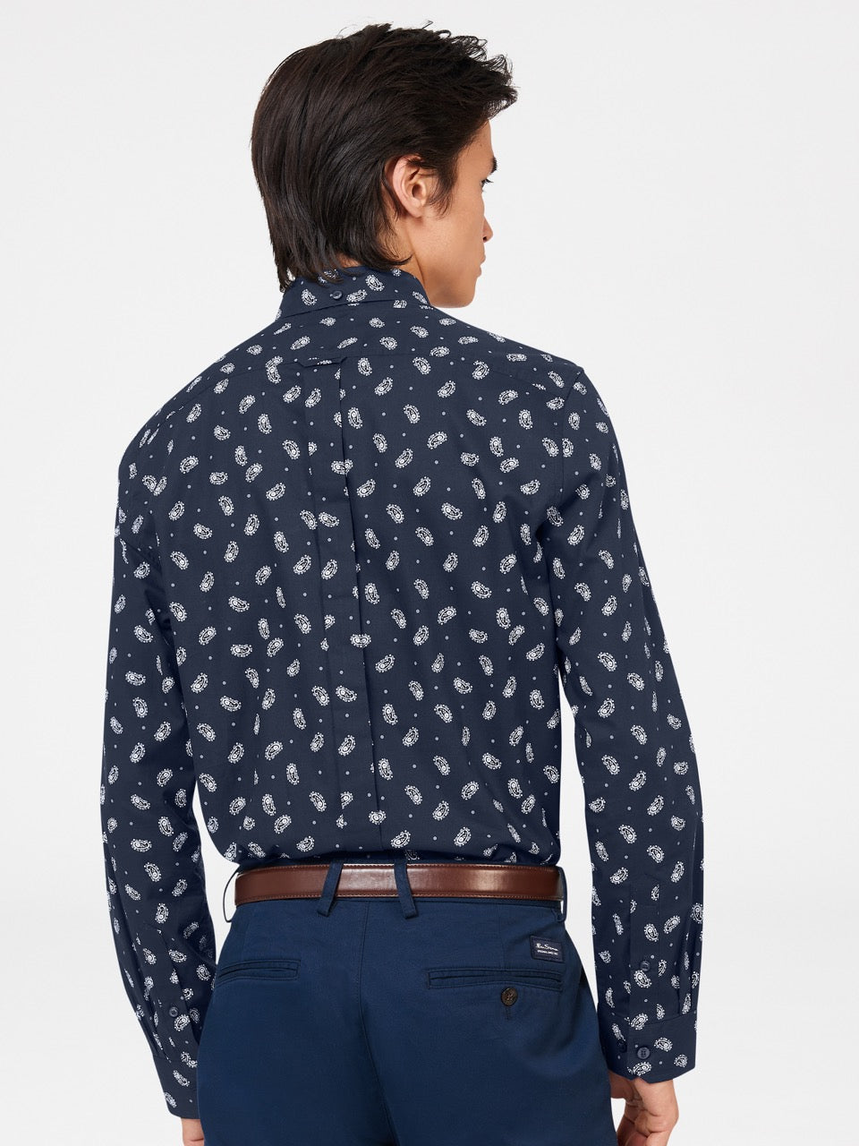 Kosele Ben Sherman Micro Paisley Námornícka Modrá | CBOEG9563