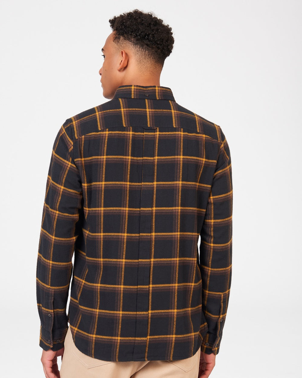 Kosele Ben Sherman Oversized Brushed Check Čierne | MNHWC6231