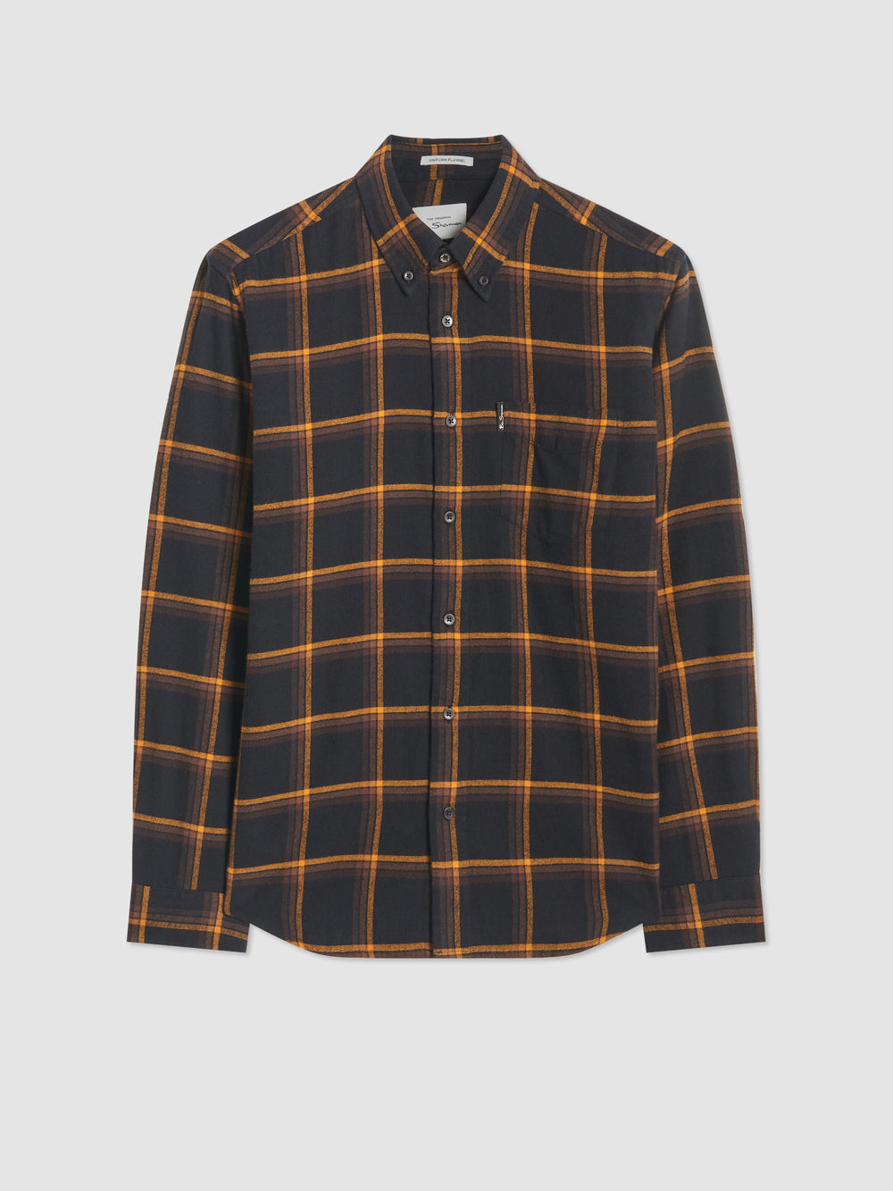 Kosele Ben Sherman Oversized Brushed Check Čierne | MNHWC6231