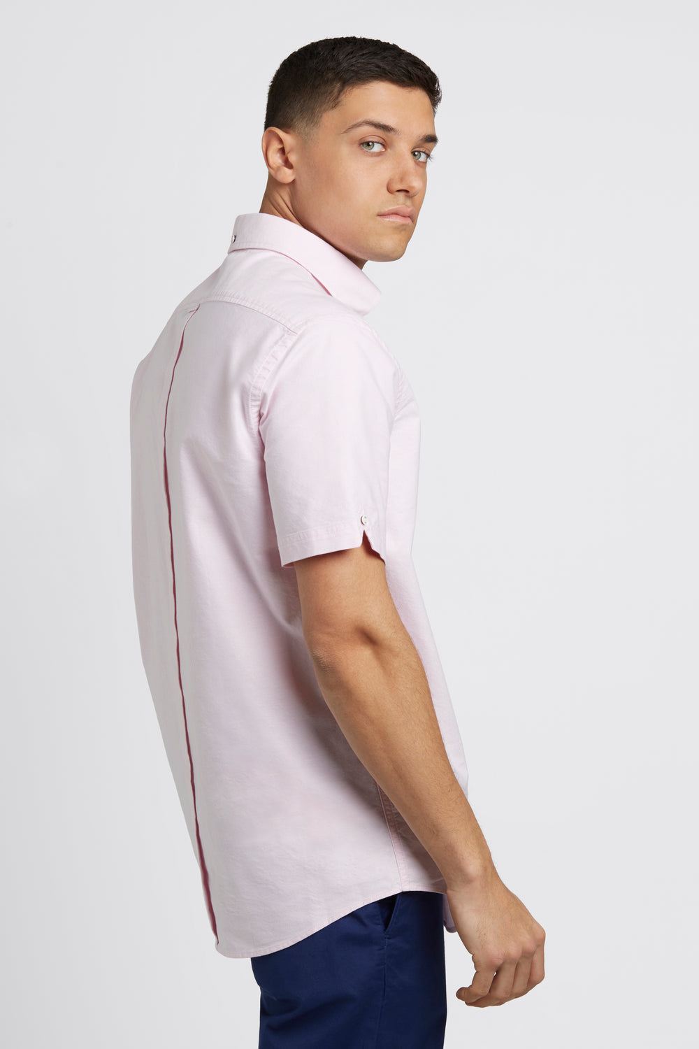 Kosele Ben Sherman Short Sleeve Brighton Oxford Organic Ruzove | FBCVS0965