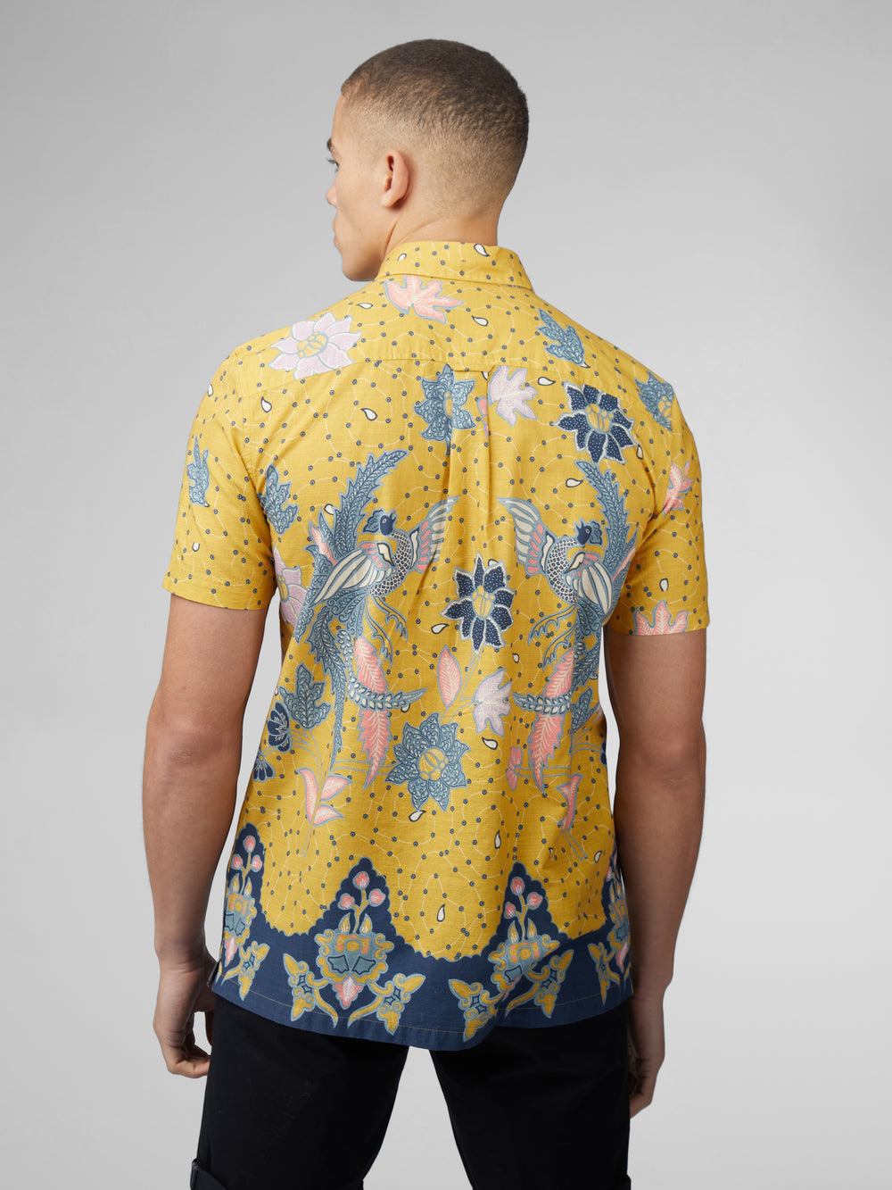 Kosele Ben Sherman Signature Abstract Botanical Print Žlté | TUWCI6123