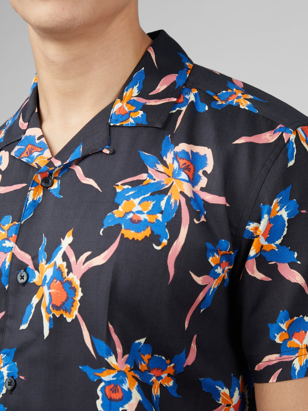 Kosele Ben Sherman Signature Botanical Print Čierne | GPZHY9306