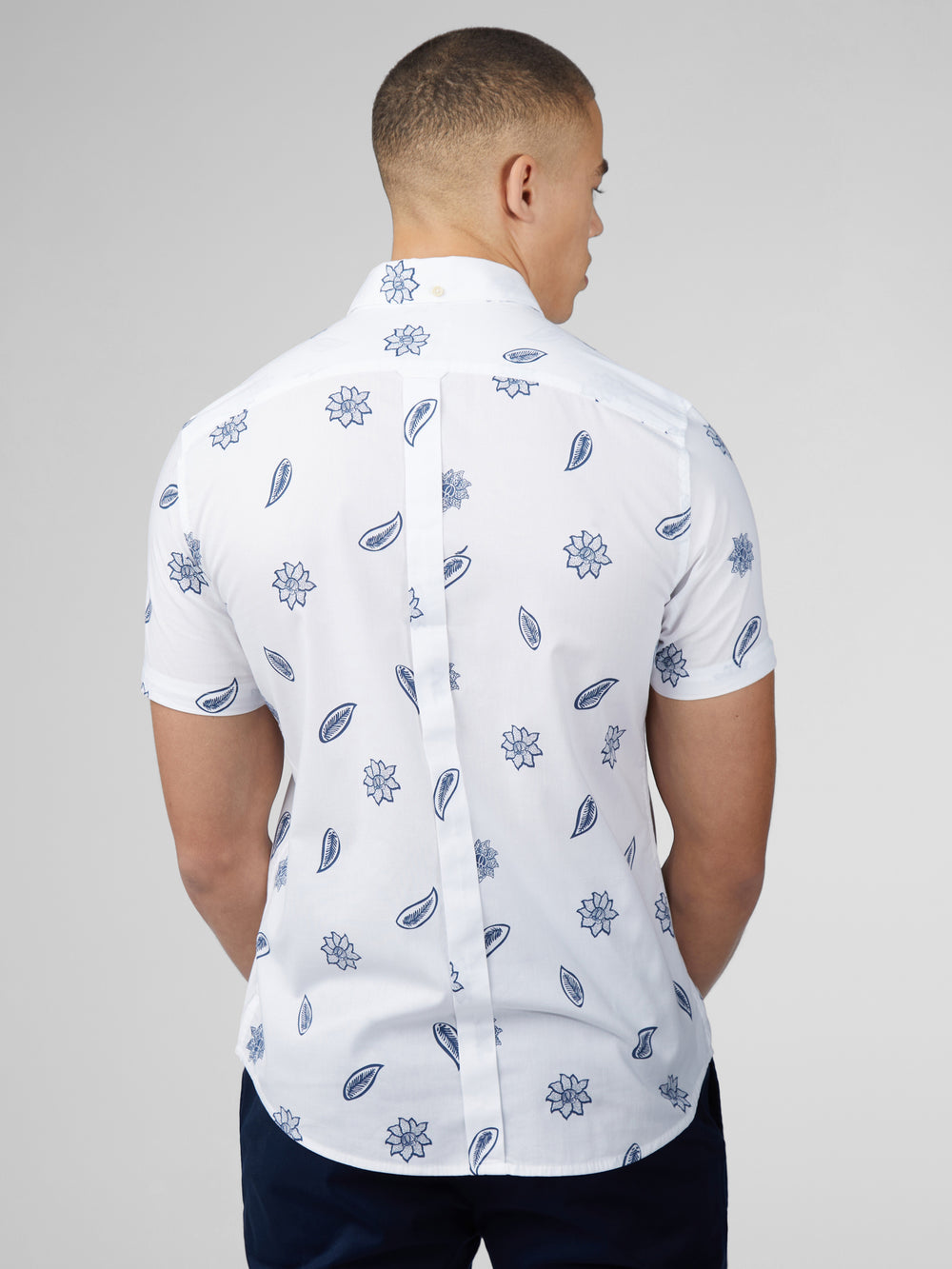 Kosele Ben Sherman Signature Floral Biele | QPAOY1394