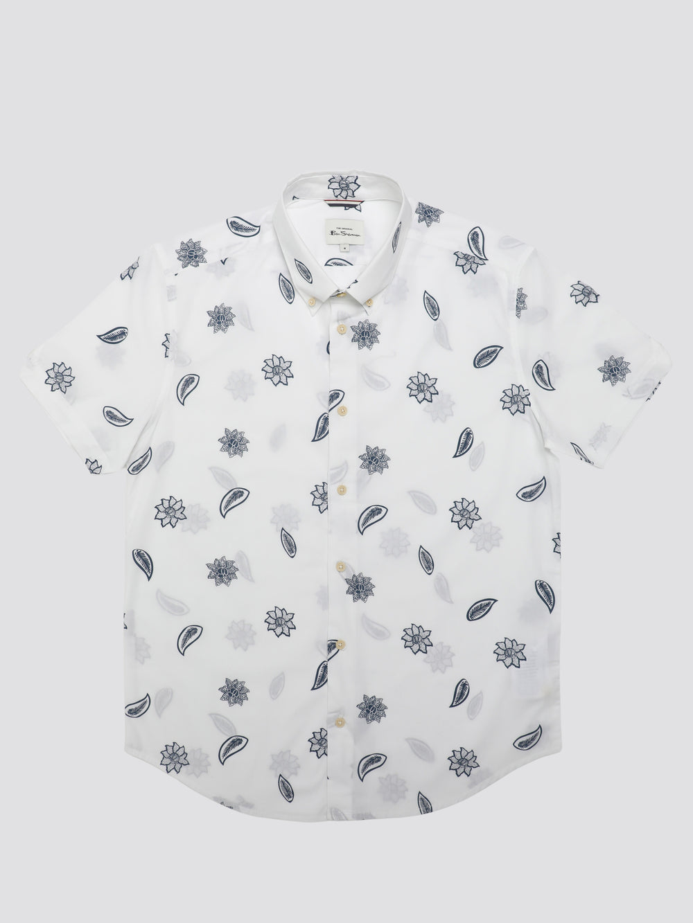 Kosele Ben Sherman Signature Floral Biele | QPAOY1394