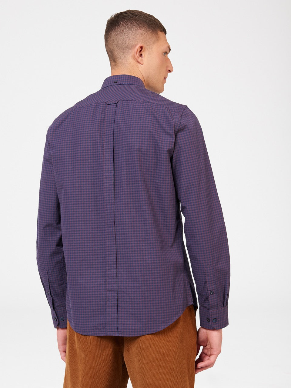 Kosele Ben Sherman Signature Gingham Long-Sleeve Nachový | OZPLW2387