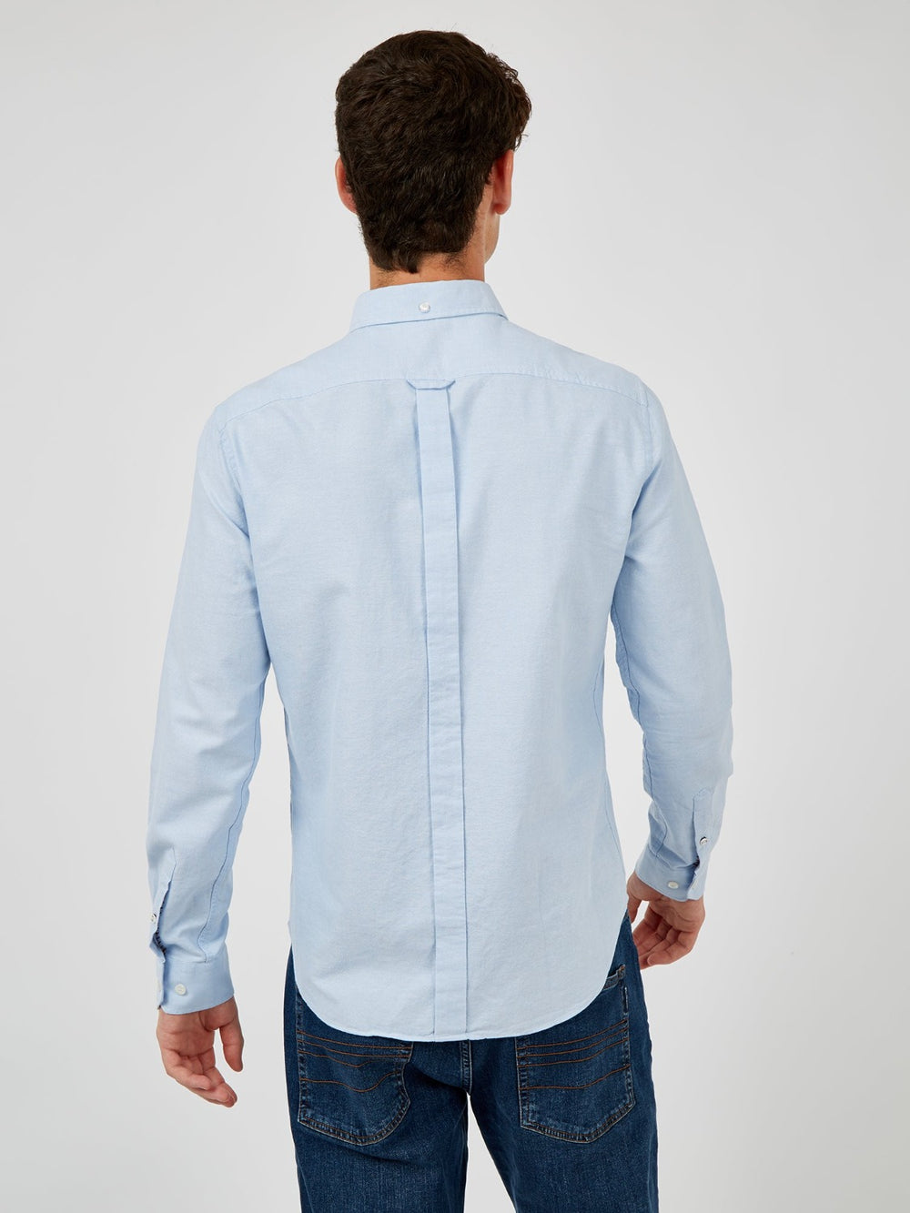 Kosele Ben Sherman Signature Organic Long-Sleeve Oxford Modre | YIEBS0632