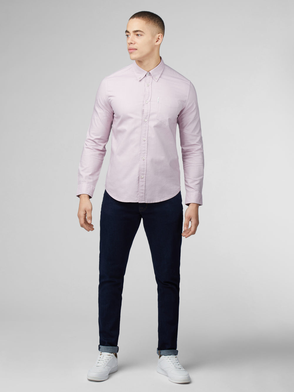 Kosele Ben Sherman Signature Oxford Long Sleeve Nachový | ZCEHN8679