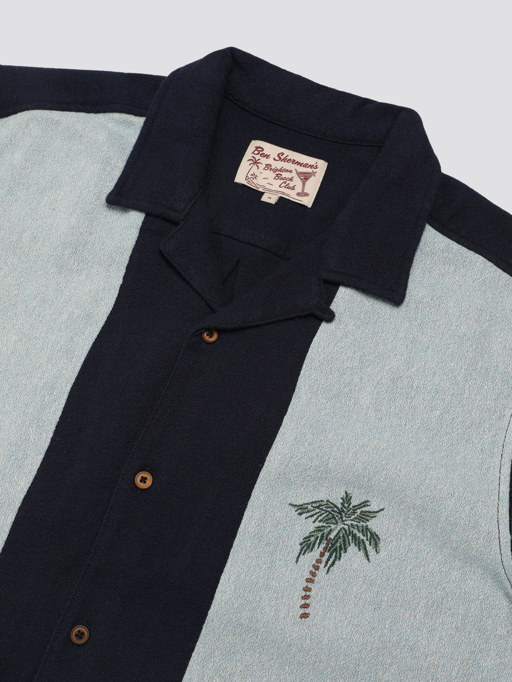 Kosele Ben Sherman Signature Recycled Boucle Resort Námornícka Modrá | AVXHK2470