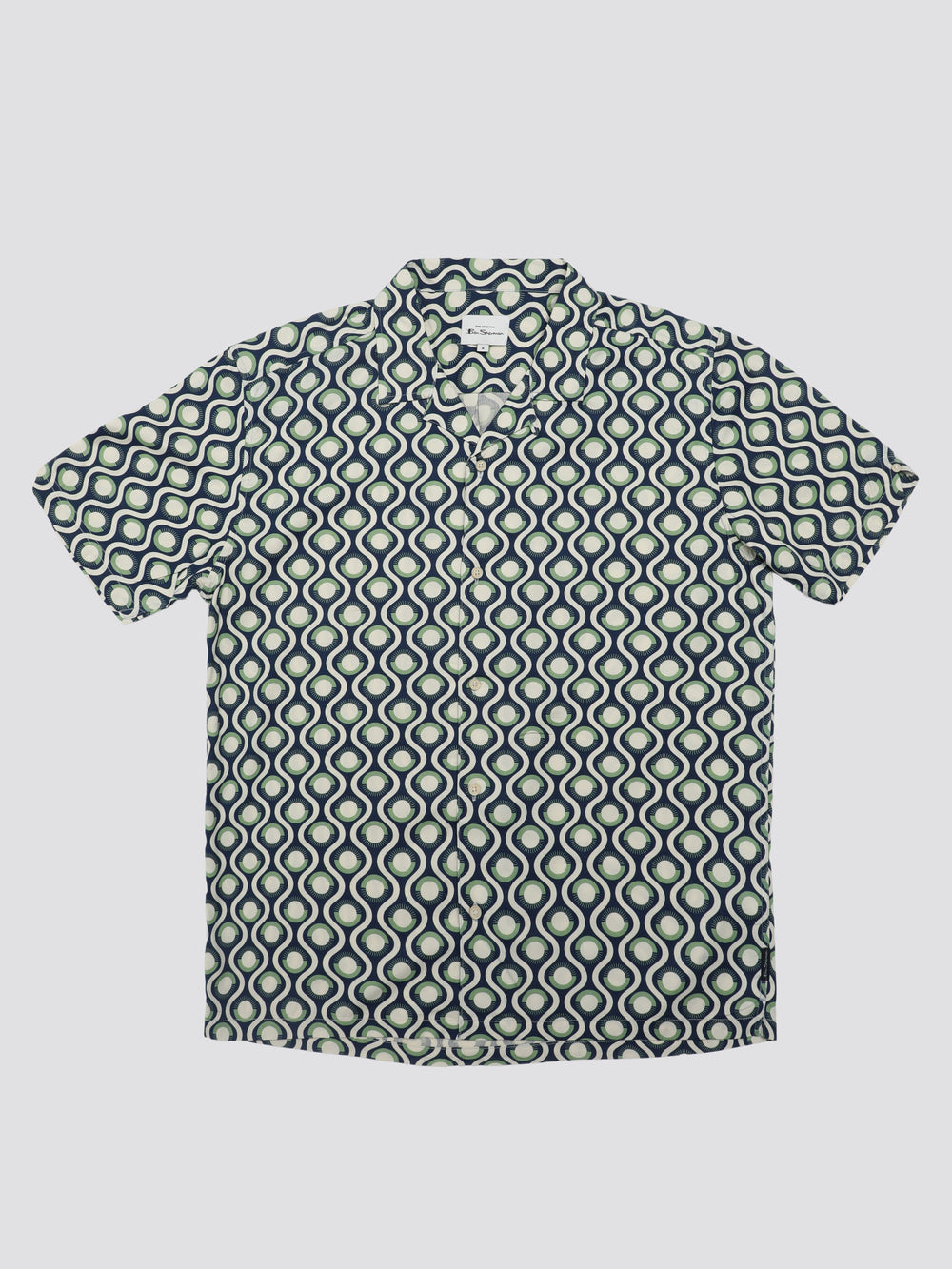 Kosele Ben Sherman Signature Retro Geo Zelene | RAQWS4239