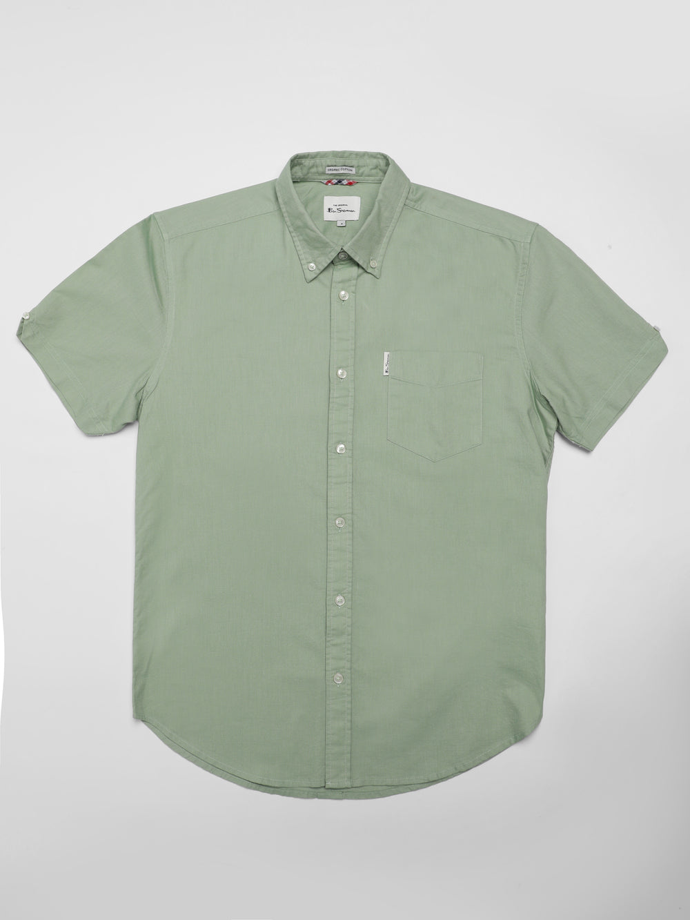 Kosele Ben Sherman Signature Short Sleeve Oxford Zelene | UWMKB1358