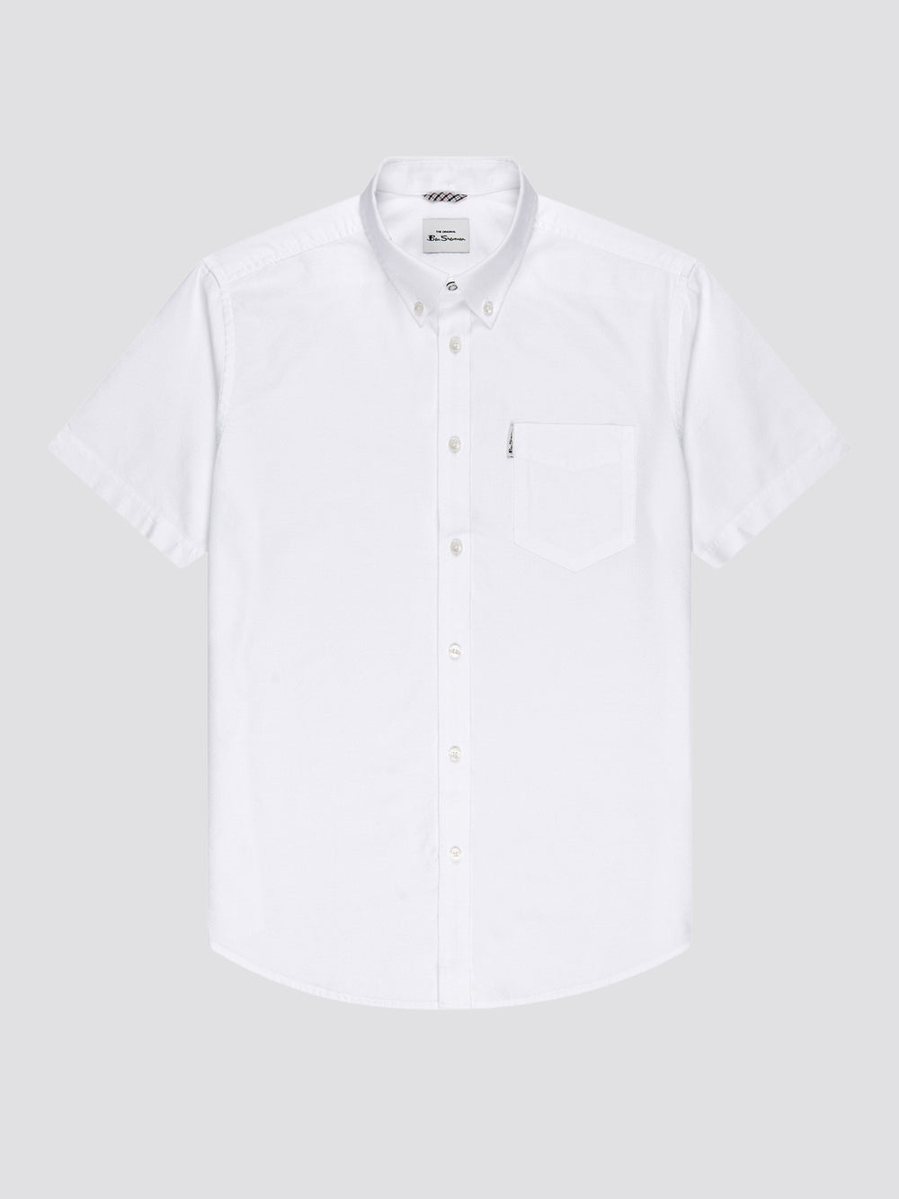 Kosele Ben Sherman Signature Short Sleeve Oxford Biele | NQWTZ7812