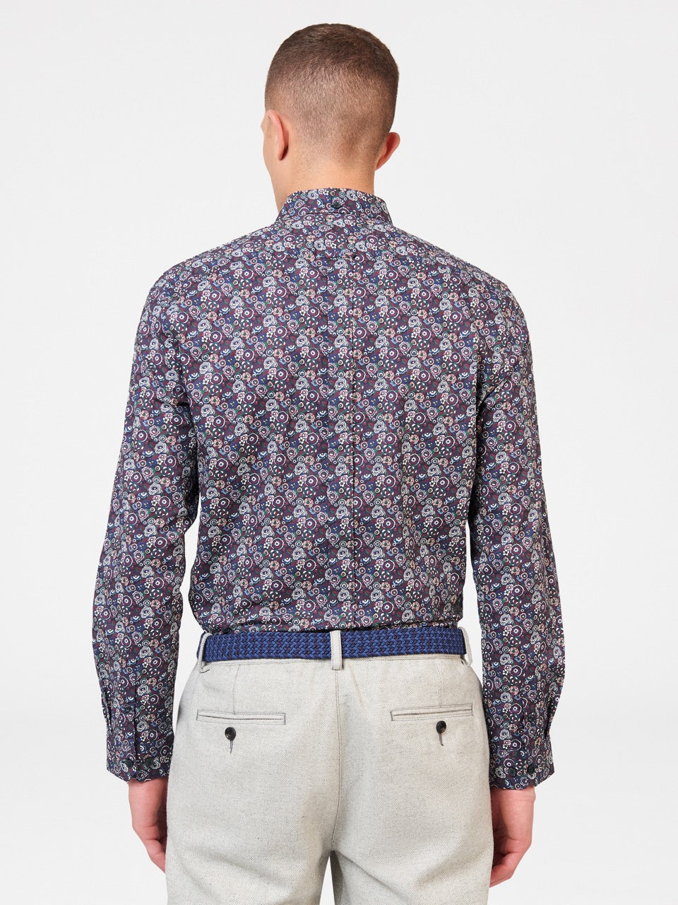 Kosele Ben Sherman Winter Floral Nachový | MWJFS8249