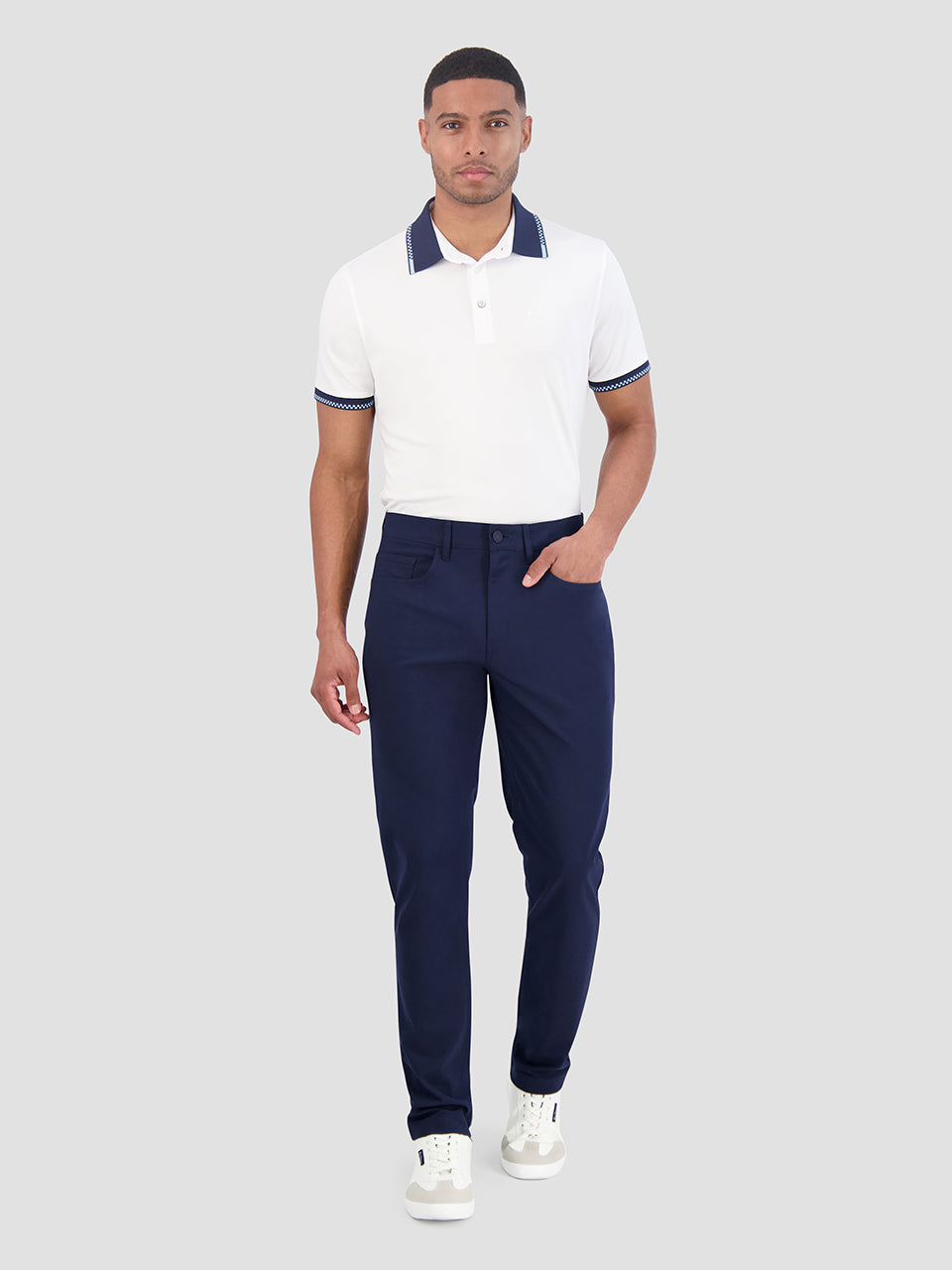 Nohavice Ben Sherman 4Way Stretch Tech Long Námornícka Modrá | XKOCA9750