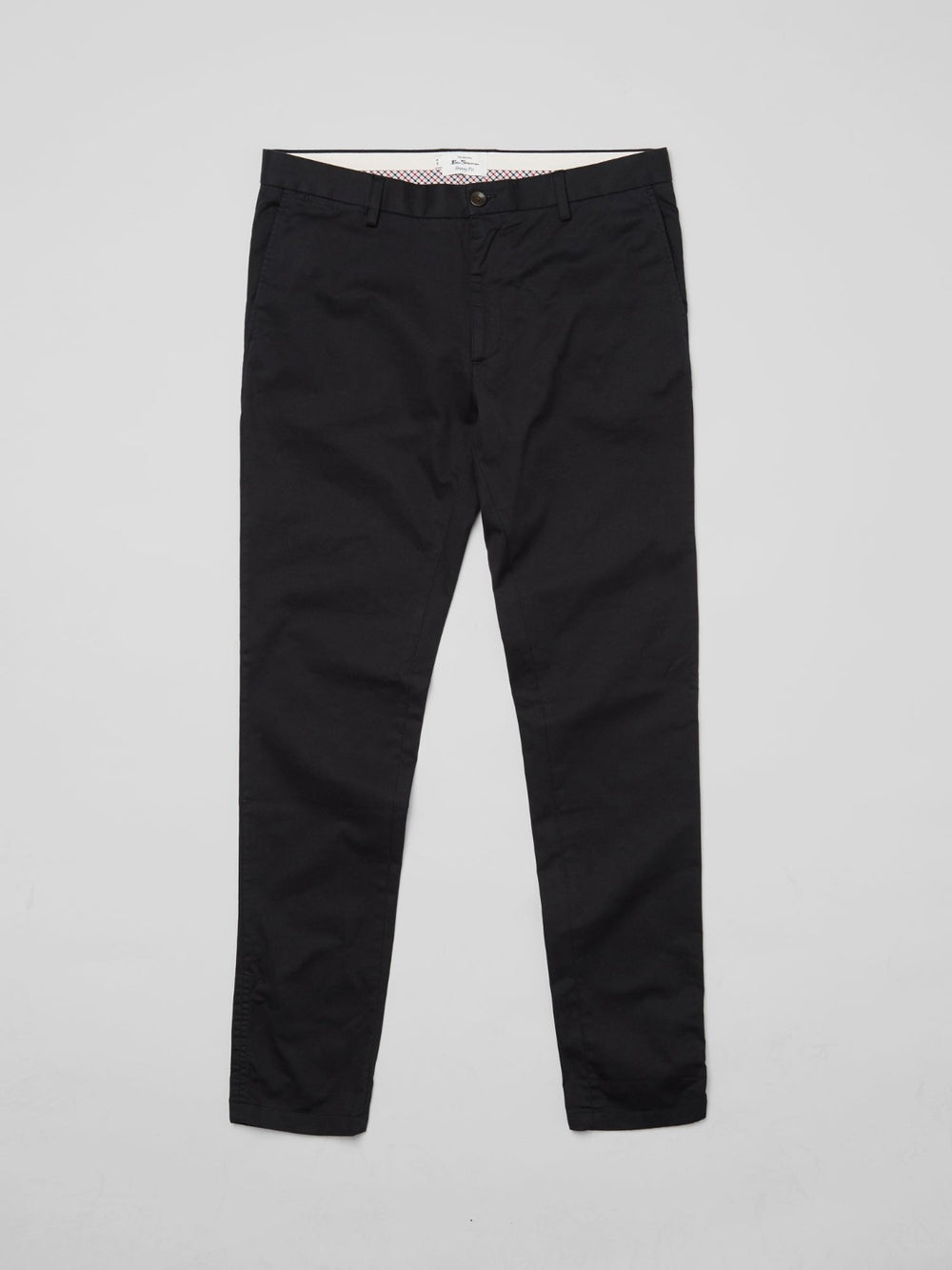 Nohavice Ben Sherman Signature Skinny Stretch Chino Čierne | UGJPH2074