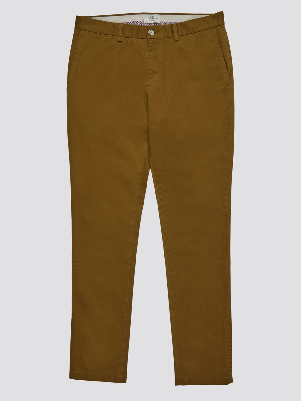 Nohavice Ben Sherman Signature Skinny Stretch Chino Hnede | JZLPA5382