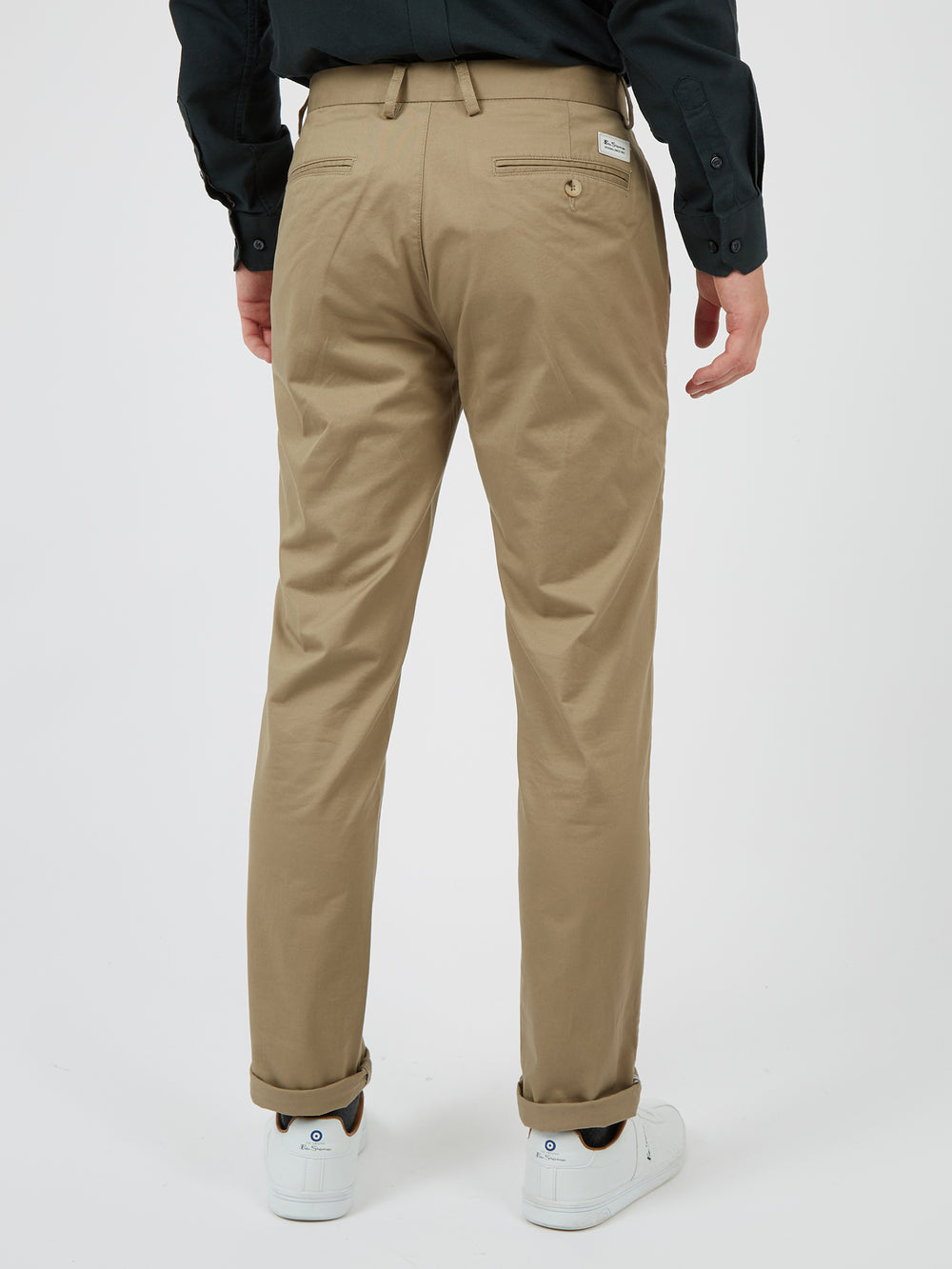 Nohavice Ben Sherman Signature Skinny Stretch Chino Siva | GAVOR1973