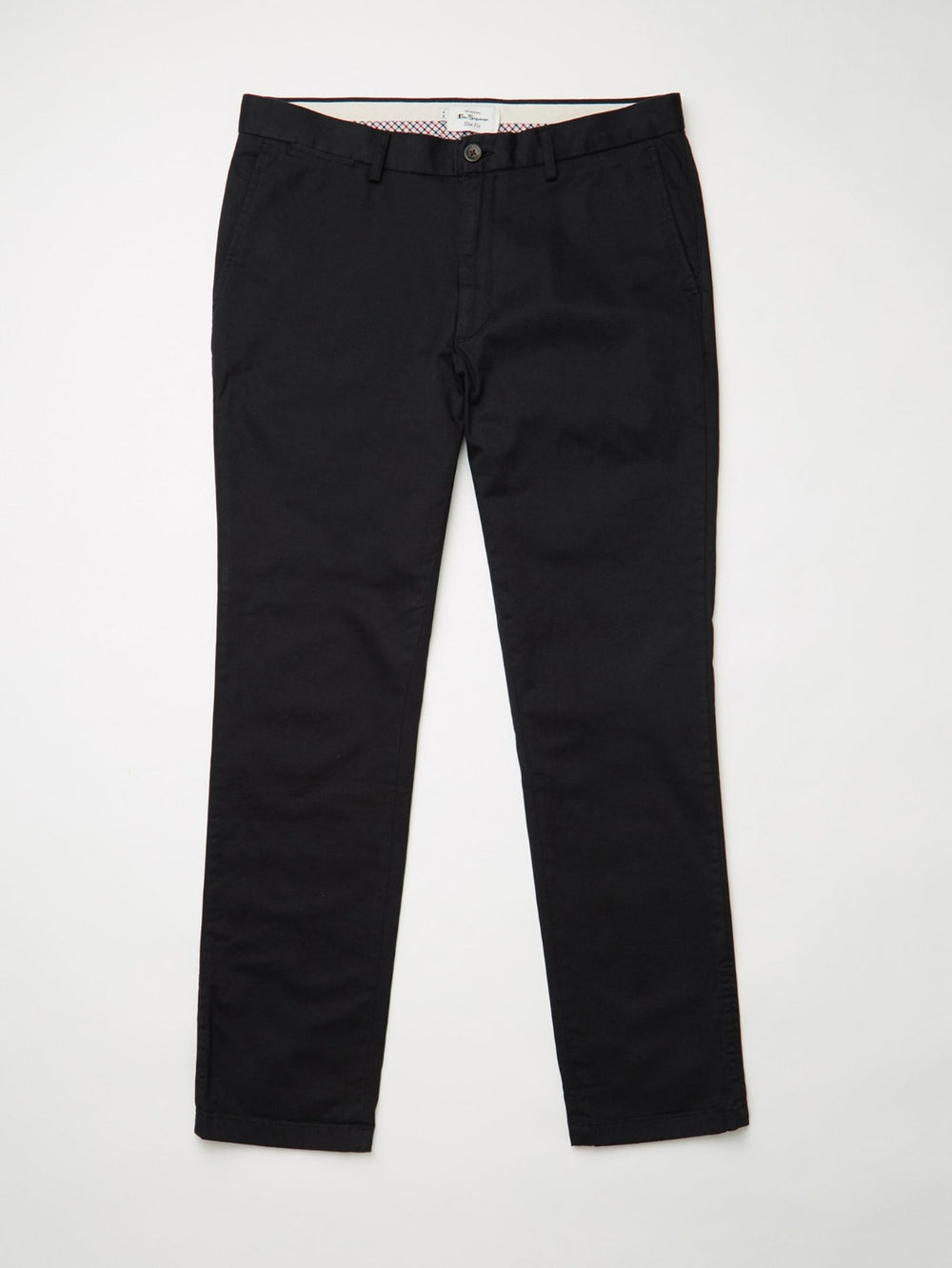 Nohavice Ben Sherman Signature Slim Stretch Chino Čierne | YEKNM5743