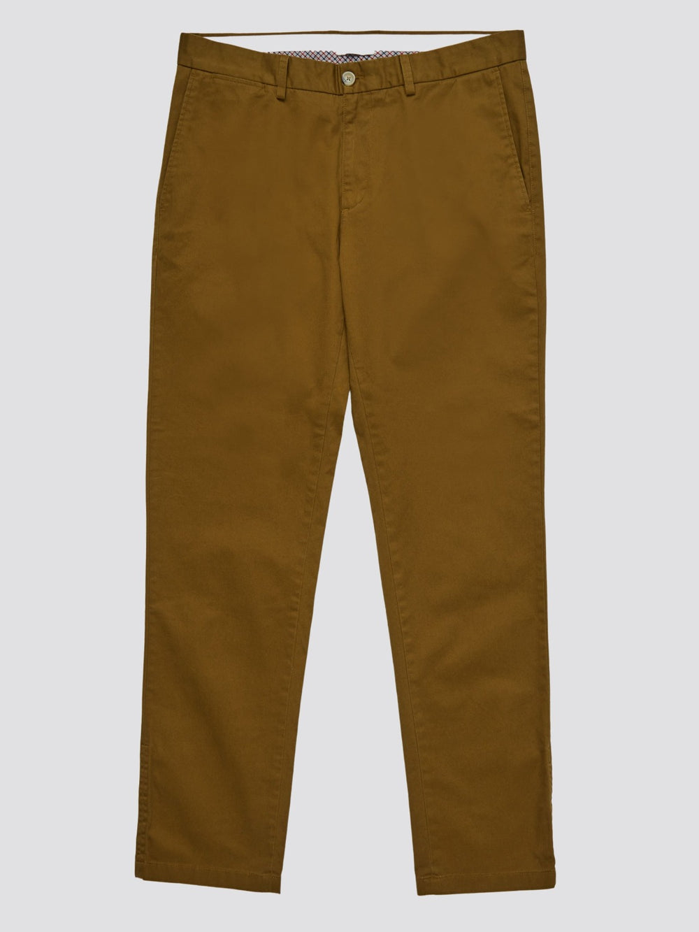 Nohavice Ben Sherman Signature Slim Stretch Chino Hnede | OFYZG7094