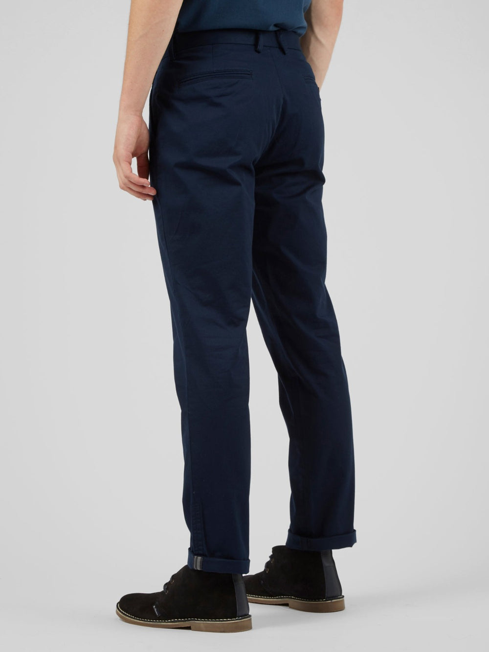 Nohavice Ben Sherman Signature Slim Stretch Chino Námornícka Modrá | IJSRC0127