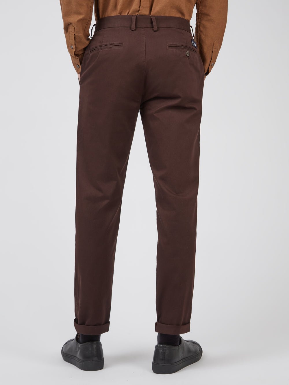 Nohavice Ben Sherman Signature Slim Stretch Chino Červené | TENHS2387