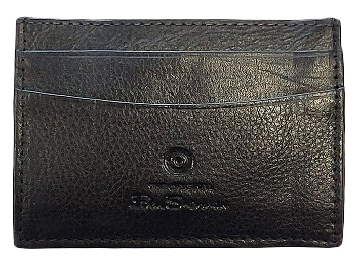 Penazenky Ben Sherman Koki Leather Card Holder Čierne | THNZV8357